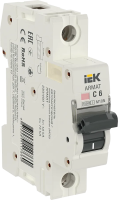 Автоматический выключатель ARMAT M10N 1P С 6А 10кА IEK