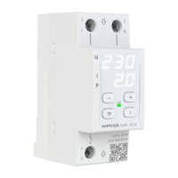 Реле напряжения с контролем тока Welrok VI-63 L+N 63А диапазон контроля 120-280 В