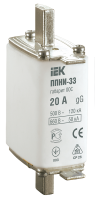Плавкая вставка предохранителя IEK ППНИ-33, габарит 00С, 20 А