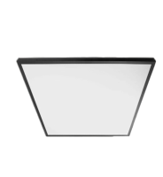 Светильник LED LEDAR ДВО, 48 Вт, 6500 K, 595х595х30 мм, накладной / подвесной, черный, IP44