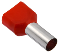 Наконечник двойной НШВИ2 10-14 под провод 10мм2 (100шт/упаковка) красный GENERICA