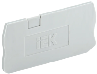 Заглушка для клемм КПИ 3в-1.5/2.5мм2 серая IEK