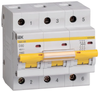 Автоматический выключатель ARMAT M06N 3P 6А 6кА C IEK