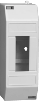 Корпус щита пластиковый IEK KREPTA3 КМПн 1/2, пломбируемый, навесной, без дверцы, белый, IP20