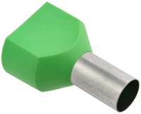 Наконечник двойной НШВИ(2) 16-14 под провод 16мм2 (20шт/упаковка) зеленый IEK
