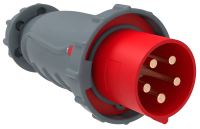 Вилка силовая переносная IEK MAGNUM ССИ-045, 3P+PE+N, 125 А, 400 В (6 ч), IP67