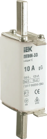 Плавкая вставка предохранителя IEK ППНИ-33, габарит 0, 10 А