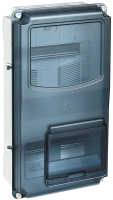 Корпус щита учета IEK KREPTA5 ЩУРн-П 3/12, навесной, пластиковый, IP66