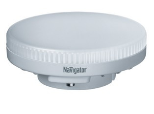 Лампа LED Navigator NLL-GX53-10-230-6.5K, 10 Вт, 230 В, 6500 К, таблетка