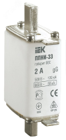 Плавкая вставка предохранителя IEK ППНИ-33, габарит 00С, 2 А
