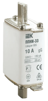 Плавкая вставка предохранителя IEK ППНИ-33, габарит 00С, 10 А