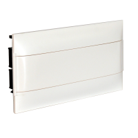 Корпус щита пластиковый Legrand Practibox S 1х18, встраиваемый, белая дверь, IP40