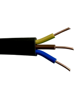 Кабель силовой ВВГнг, 3х1.5 мм², 1 кВ, ГОСТ, зеленый, Harmony Cable