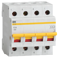 Выключатель нагрузки IEK ВН-32, 4P, 63 А