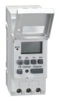 Таймер цифровой ТЭ15 16А 230VAC на DIN-рейку IEK
