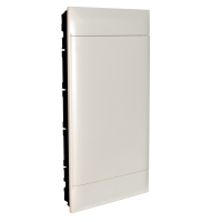 Корпус щита пластиковый Legrand Practibox S 3х12, встраиваемый, белая дверь, IP40