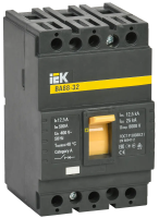Автоматический выключатель IEK ВА88-32, 3P, 12.5 А, 25 кА