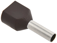 Наконечник двойной НШВИ(2) 2.5-10 под провод 2.5мм2 (100шт/упаковка) фиолетовый IEK