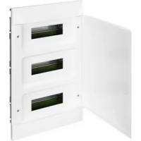 Корпус щита пластиковый Legrand Practibox S 3х12, навесной, белая дверь, IP40