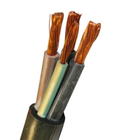 Кабель силовой ВВГ, 3х4+1х2.5 мм², 1 кВ, ГОСТ, Harmony Cable