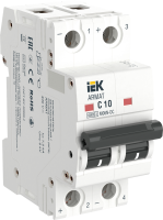 Автоматический выключатель M06N-DC 2P C 10А ARMAT IEK