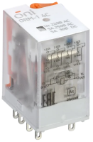 Реле интерфейсное ONI ORM-1-4C, 4 контакта, 5 А, катушка 230 В AC, с индикацией и тест-кнопкой