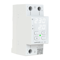 Реле напряжения с контролем тока Welrok VI-40 L+N 40А диапазон контроля 120-280 В
