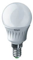 Лампа LED Navigator NLL-P-G45-5-230-4K-E27, 5 Вт, 230 В, 4000 К, Е27, шар