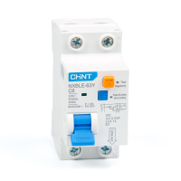 Дифавтомат CHINT NXBLE-63Y, 1P+N, 6 А, 30 мА, C, 4.5 кА, тип AC