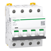 Автоматический выключатель Schneider Acti9 iC60N, 4P, 63 A, 6 кА, С