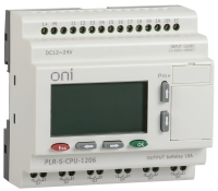 Логическое реле ONI PLR-S CPU1206, 12DI, 6RO, 12–24 В DC, с экраном