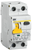Дифавтомат IEK АВДТ32, L+N, C6, 6 кА, 30 мА, тип А