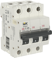 Автоматический выключатель M06N 3P C 40А 6кА ARMAT IEK