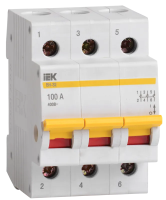 Выключатель нагрузки IEK ВН-32, 3P, 100 А