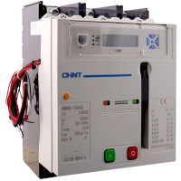 Автоматический выключатель CHINT NM8N-1600S EM, 3P, 1250 А, 50кА, 690 В, электронный расцепитель с LCD, МП 230 В AC