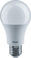 Лампа LED Navigator NLL-A60-12-230-4K-E27, 12 Вт, 230 В, 4000 К, Е27, груша