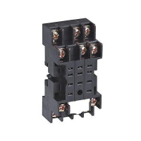 Розетка (колодка) CHINT CZY08B-01 для реле NJDC-17/2ZS, JZX-22F/(D), JSZ6, 2 контакта