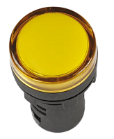 Лампа светосигнальная AD16DS(LED) 230VAC желтый d16мм IP54 IEK