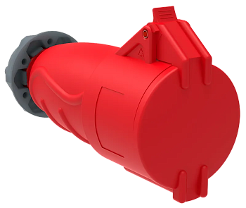 Розетка силовая переносная IEK MAGNUM ССИ-224, 3Р+РЕ, 32 А, 400 В (6 ч), IP44