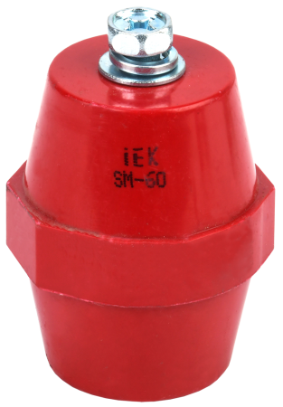 Изолятор шинный IEK SM60 (М8), 1 кВ, с болтом — фото, характеристики