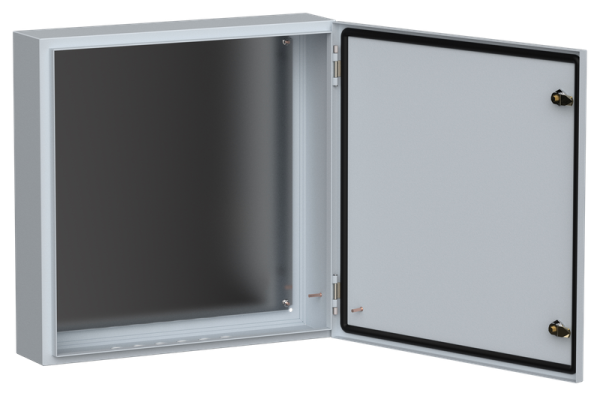 Корпус металлический IEK TITAN ЩМП-6.6.1-0 с монтажной панелью, 600х600х150 мм, У2, IP54 — фото, характеристики