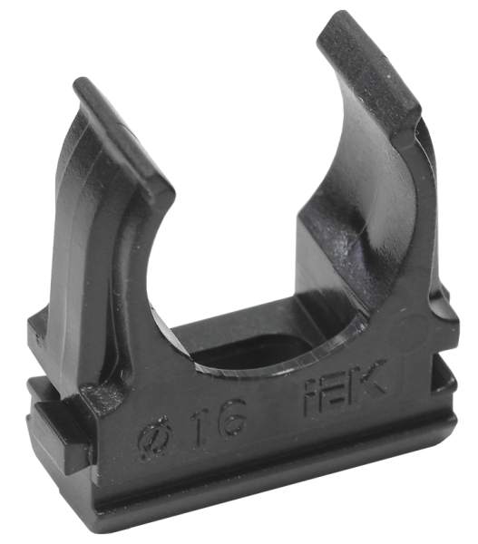 Держатель с защелкой IEK ELASTA CF25, черный