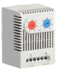 Термостат двухканальный УККт 10А 240VAC (темп.рег=0...+60°C) 1NO+1NC IP20 IEK