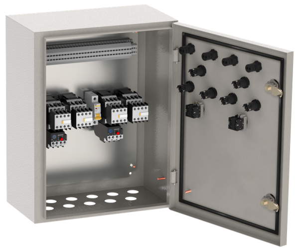 Ящик управления задвижкой ЯУЗ5415-2274 1.6А 0.55кВт 10кА 400V IP54 (2 задвижки)