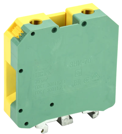 Зажим наборный ЗНИ-70PEN 70мм2 (JXB-земля) 600/440V AC/DC IEK — фото, характеристики