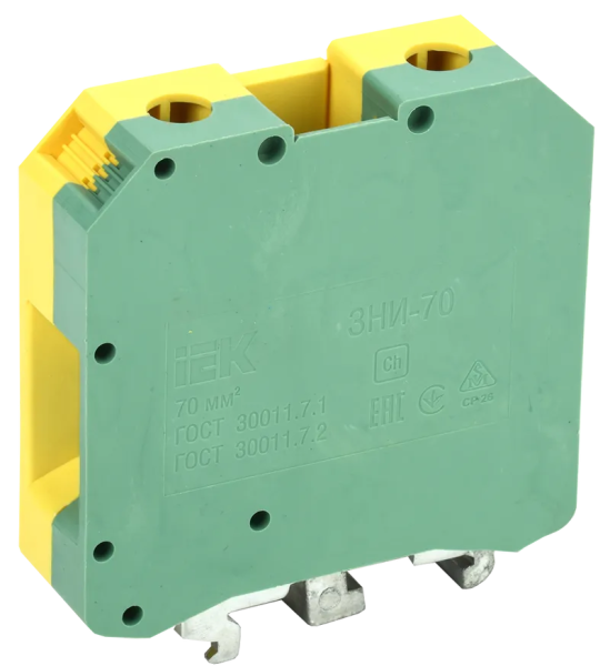 Зажим наборный ЗНИ-70PEN 70мм2 (JXB-земля) 600/440V AC/DC IEK — фото, характеристики