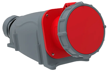 Розетка силовая стационарная IEK MAGNUM ССИ-145, 3P+PE+N, 125 А, 400 В (6 ч), IP67