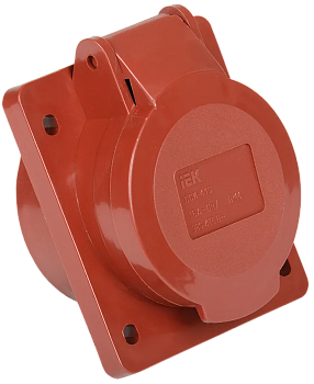 Розетка силовая встраиваемая IEK ССИ-415, 3Р+РЕ+N, 16 А, 400 В, IP44