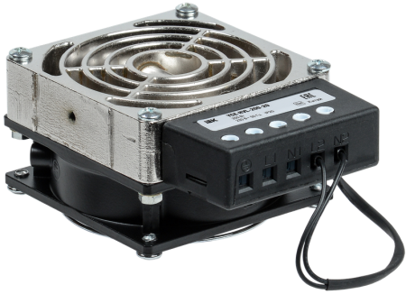 Обогреватель на DIN-рейку 200Вт 230V AC/DC встроенный вентилятор IP20 IEK — фото, характеристики