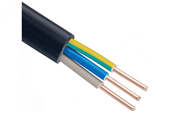 Кабель силовой ВВГнг, 3х2.5 мм², 1 кВ, ГОСТ, Harmony Cable